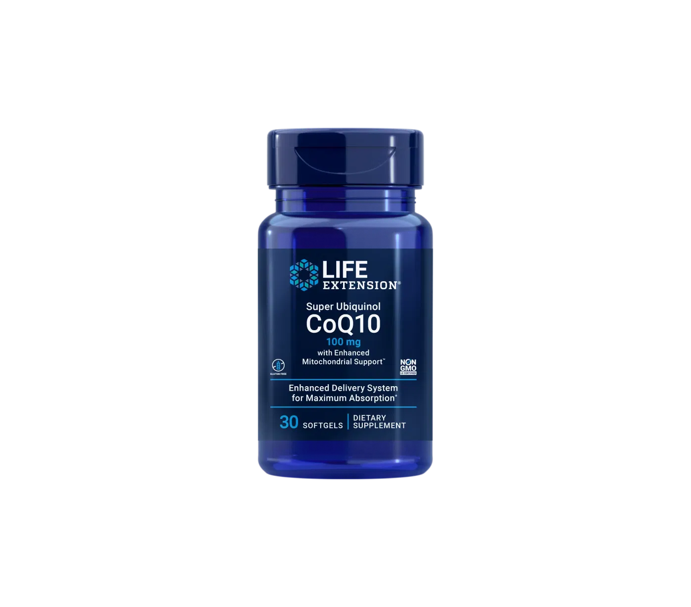 Super Ubiquinol CoQ10 100mg - 30 softgels