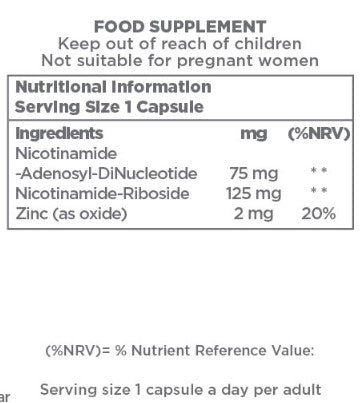 VitalOrganico Liposomal NAD+ / NR - 30 capsules