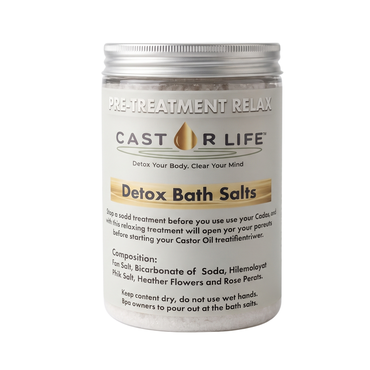 CastorLife - Minerals Relax bath Salts - 1 Kg