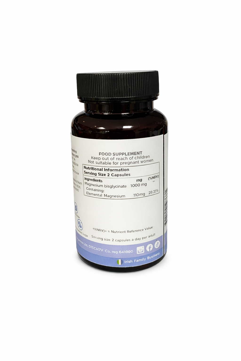 VitalOrganico Liposomal Magnesium Bisglycinate - 60 capsules