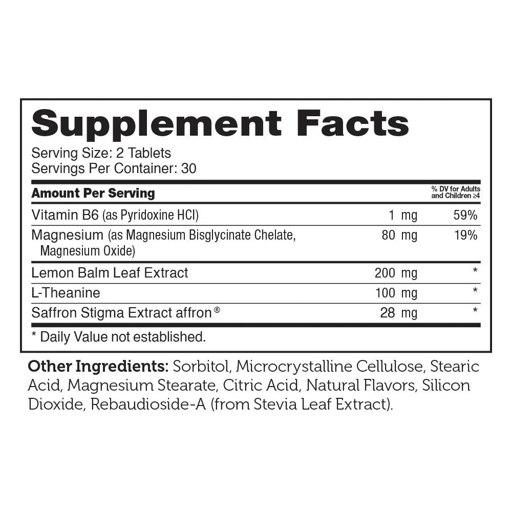 Child Calm - relaxations support 60 chewable tablets