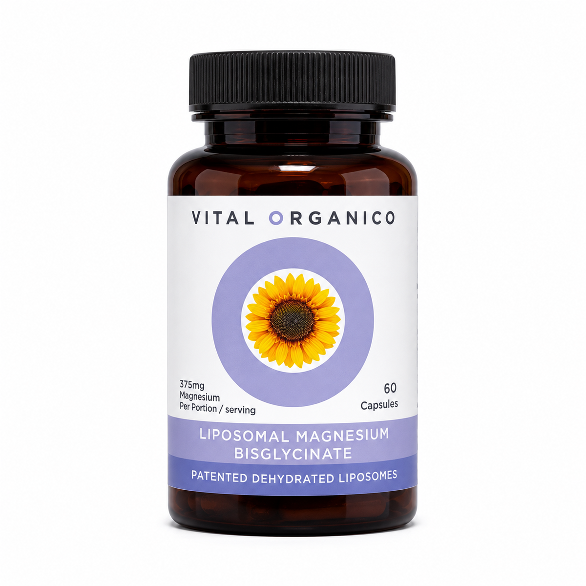 VitalOrganico Liposomal Magnesium Bisglycinate - 60 capsules