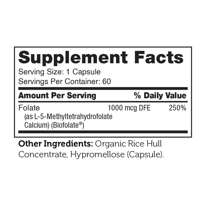 Zahler MethylFolate 1000μg - 60 capsules