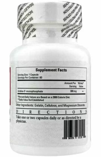 Uridine 5'-monophosphate 300mg - 60 capsules