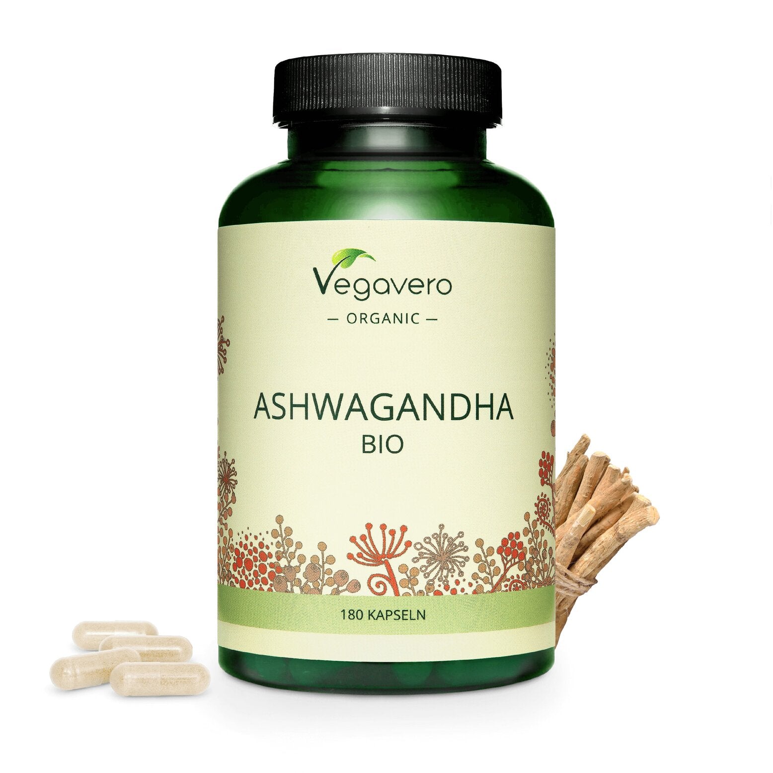 Organic Ashwagandha -180 Capsules / 125gr powder