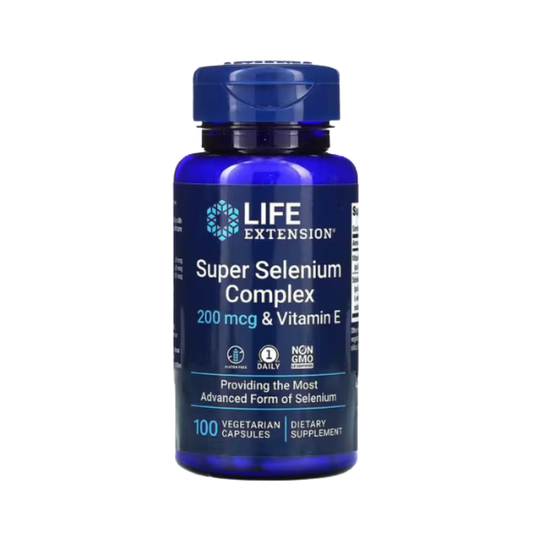 Selenium complex 200 mcg and vitamin E - 100 capsules