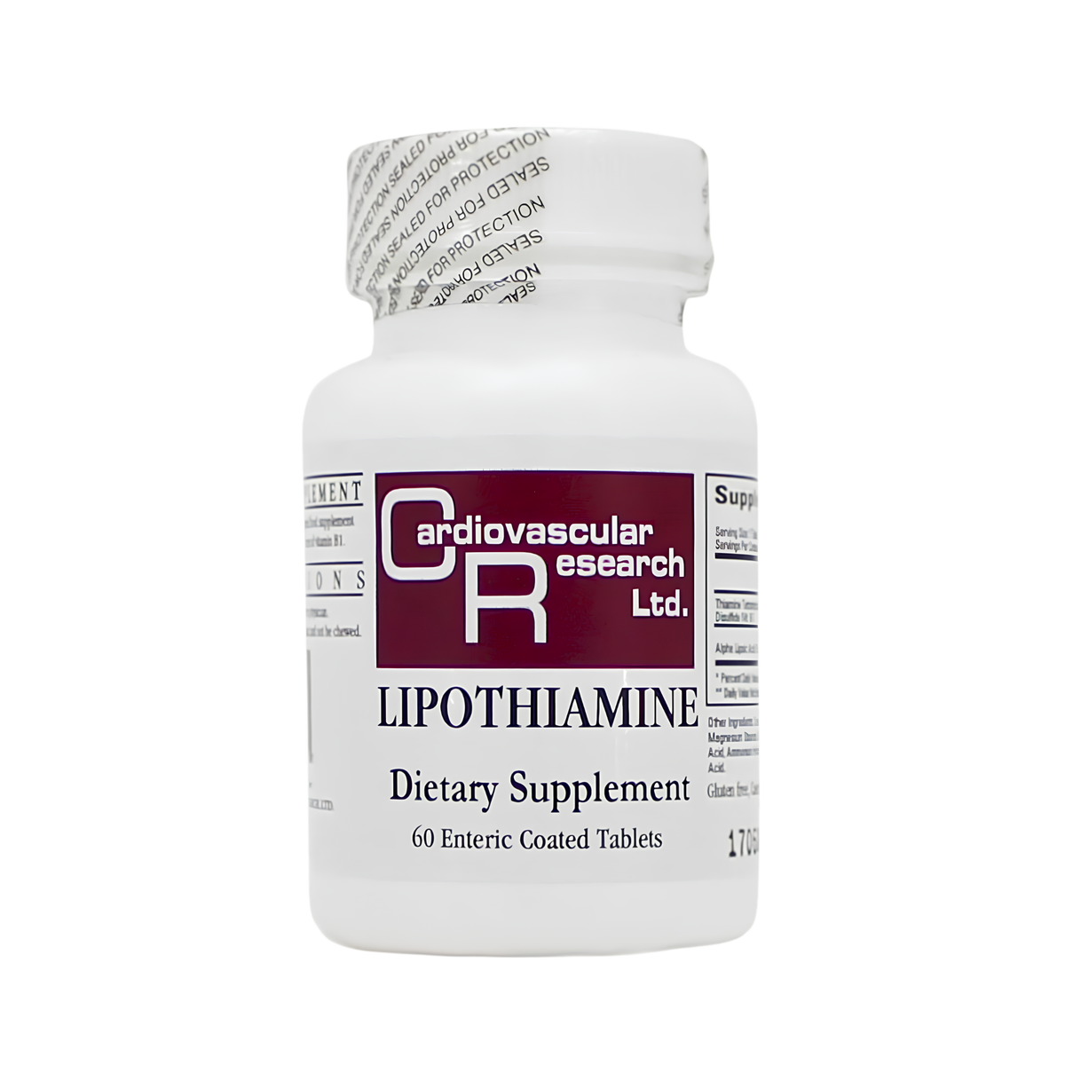 Lipothiamine (B1 - TTFD 50 mg, Lipoic Acid 7.5 mg) - 60 tablets
