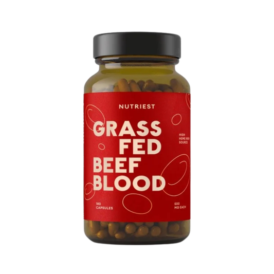 Grass Fed Desiccated Beef Blood - 180 capsules
