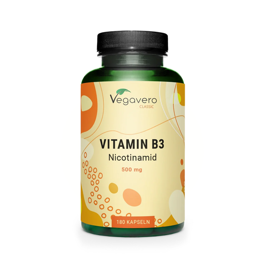 B3  Niacinamide 500mg - 180 Veg. capsules