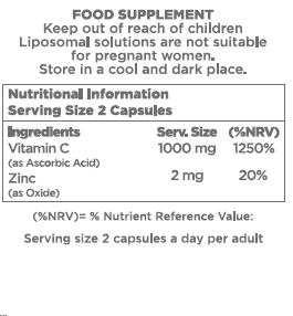 VitalOrganico Liposomal Vitamin C - 60 capsules
