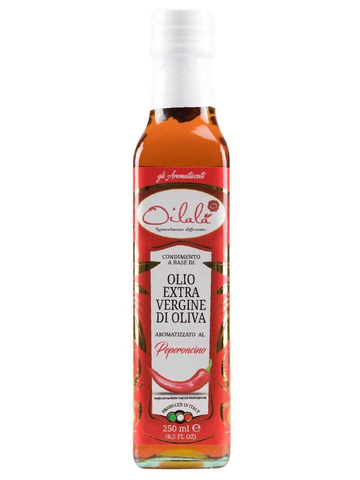 Hot pepper flavoured Extra Virgin Olive oil  - 250ml