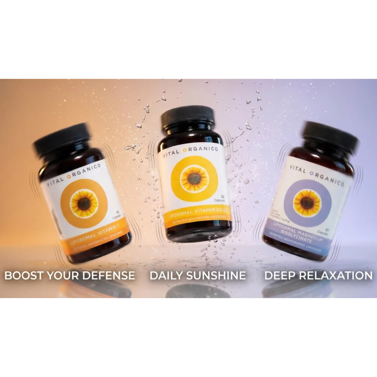 Essential VitalOrganico liposomals - vitamin C , Vitamin D, Magnesium and free shipping in Ireland
