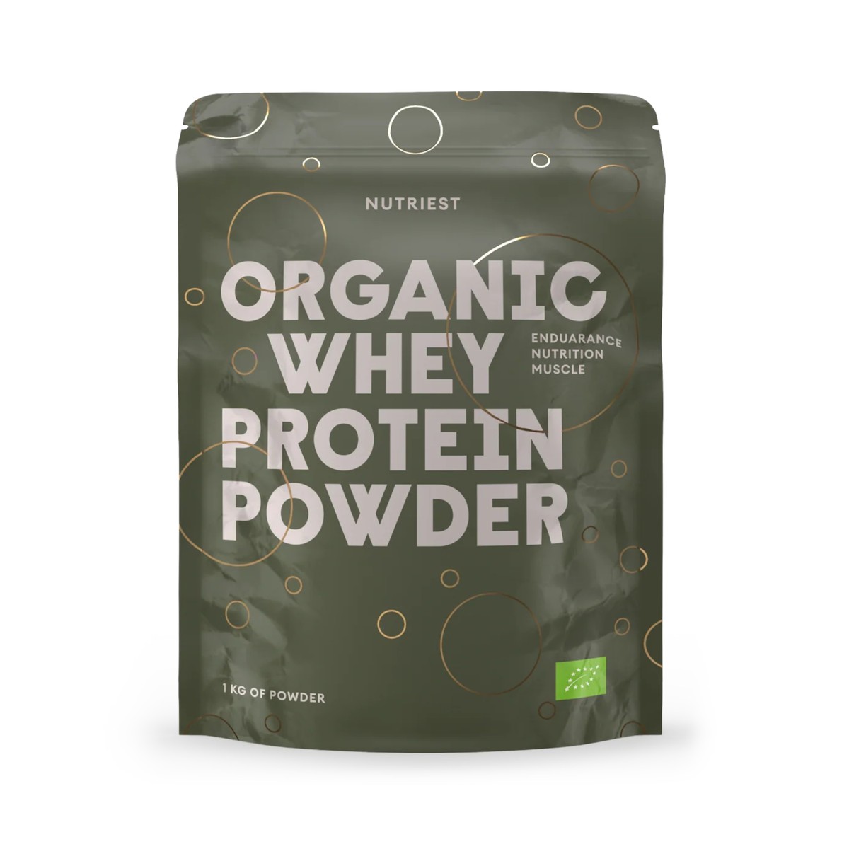 Organic high quality whey protein powder - 1 Kg