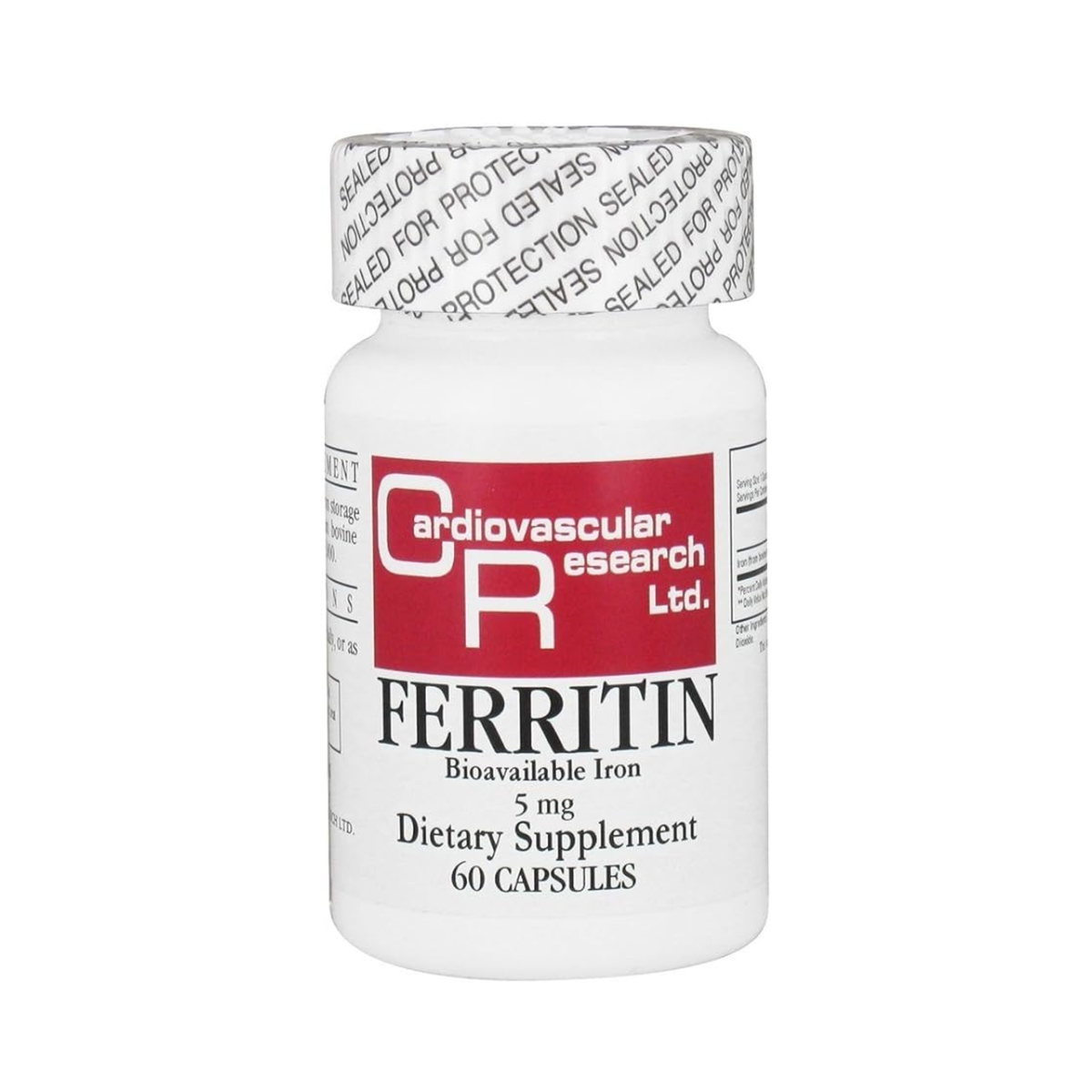 Ferritin (Iron Storage Protein, Fe 5 mg) - 60 capsues