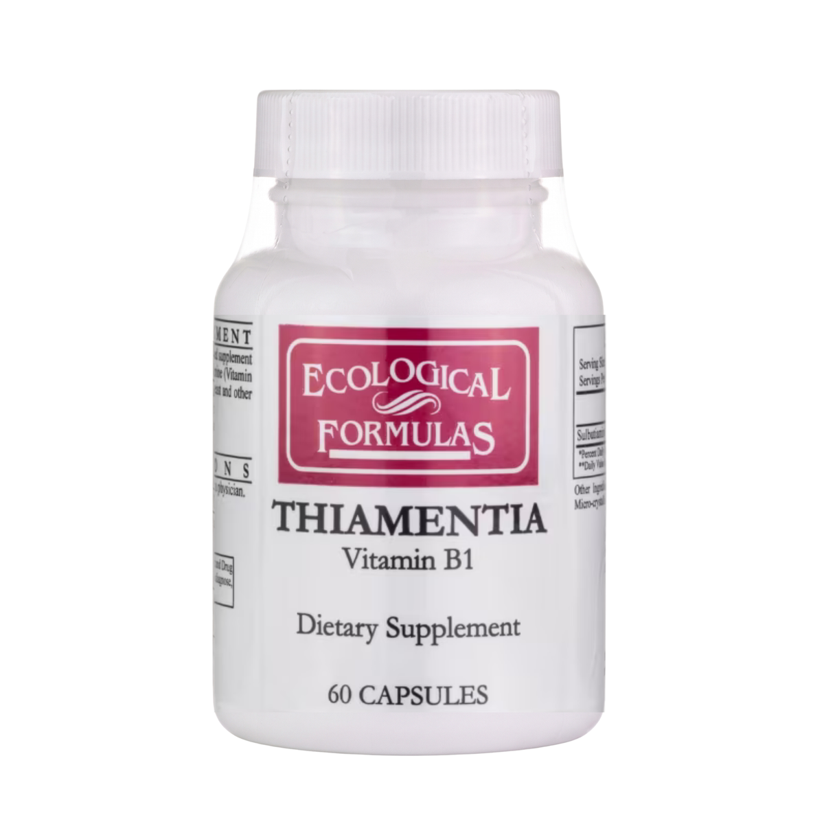 Thiamentia (B1 - Sulbutiamine, 100 mg) - 60 Capsules