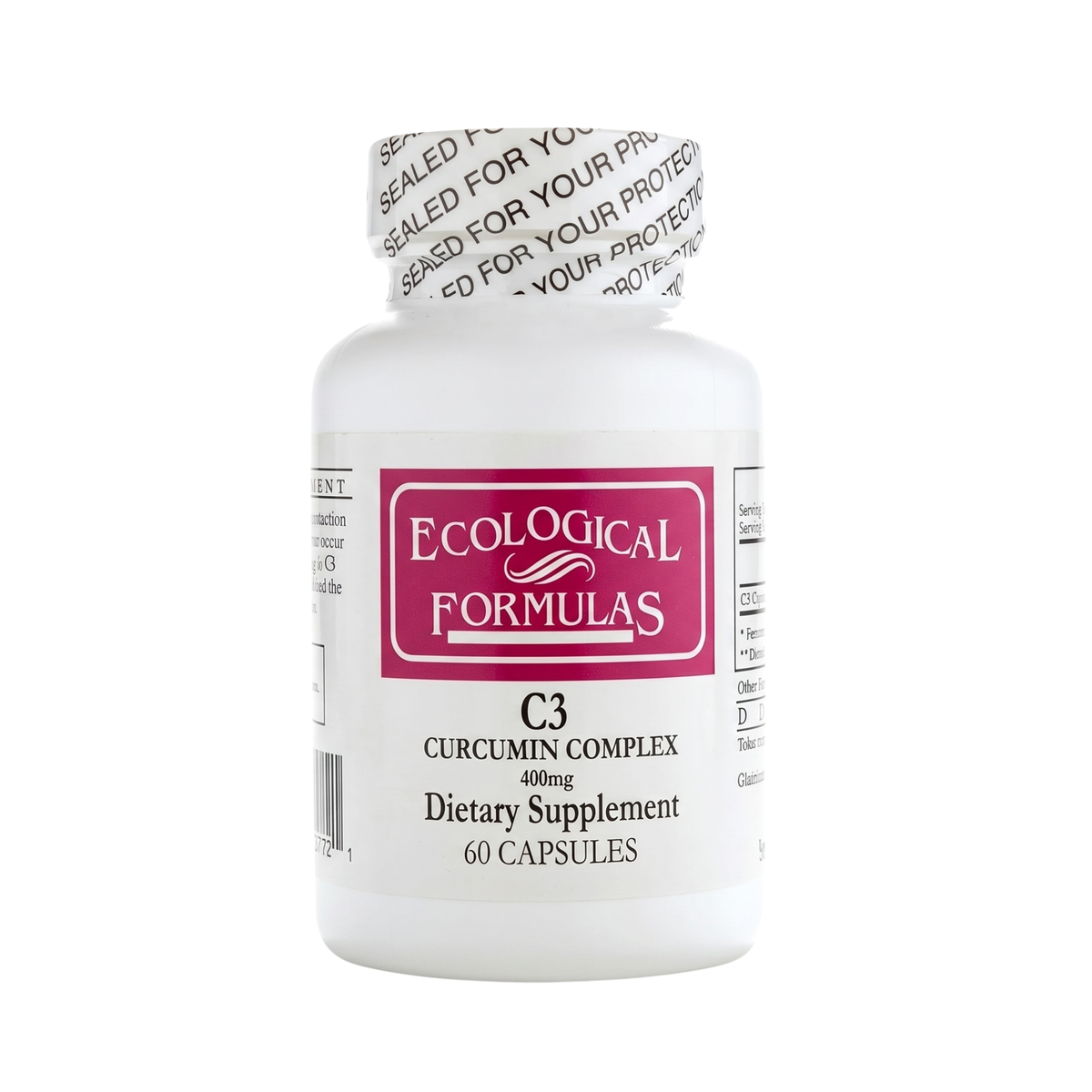 C3 Curcumin Complex 400mg -  60 Capsules