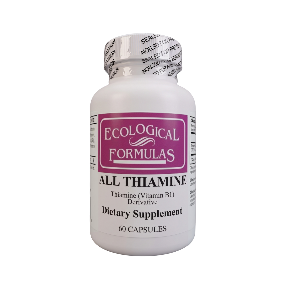 All thiamine (fat soluble B1 - TTFD, 50 mg) -  60 capsules