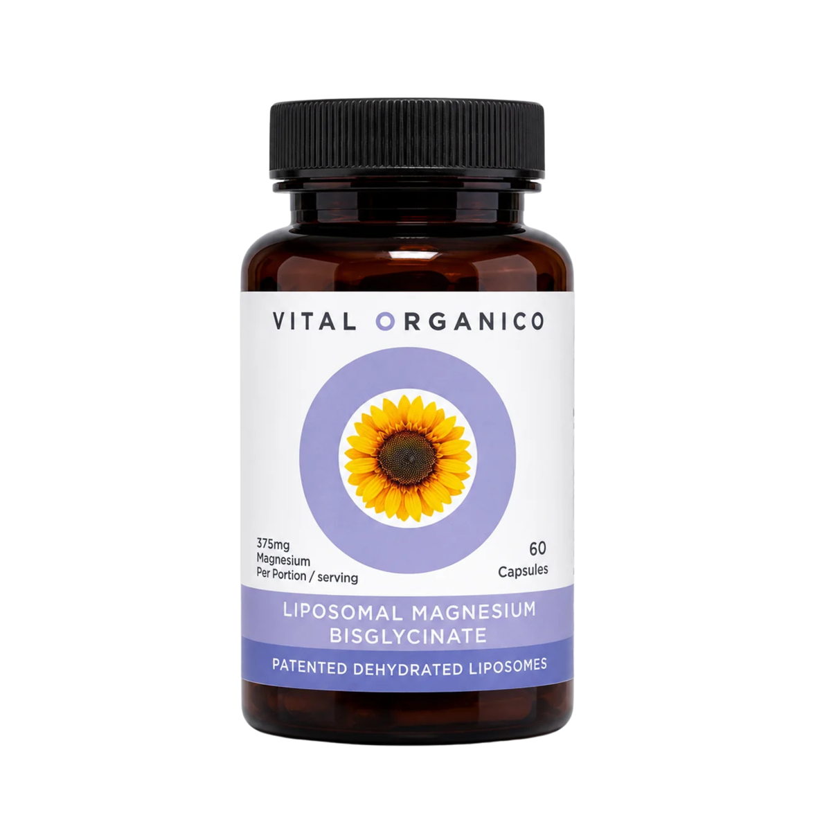 VitalOrganico Liposomal Magnesium Bisglycinate - 60 capsules