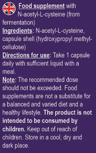 NAC 600mg - 180 Capsules