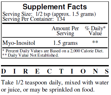 Myo inositol powder  - 200 gr