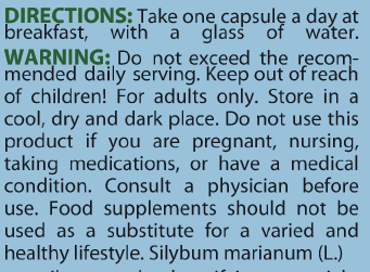 Liver detox - 60 vegetable capsules