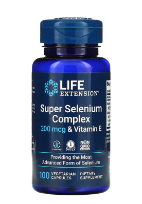 Selenium complex 200 mcg and vitamin E - 100 capsules