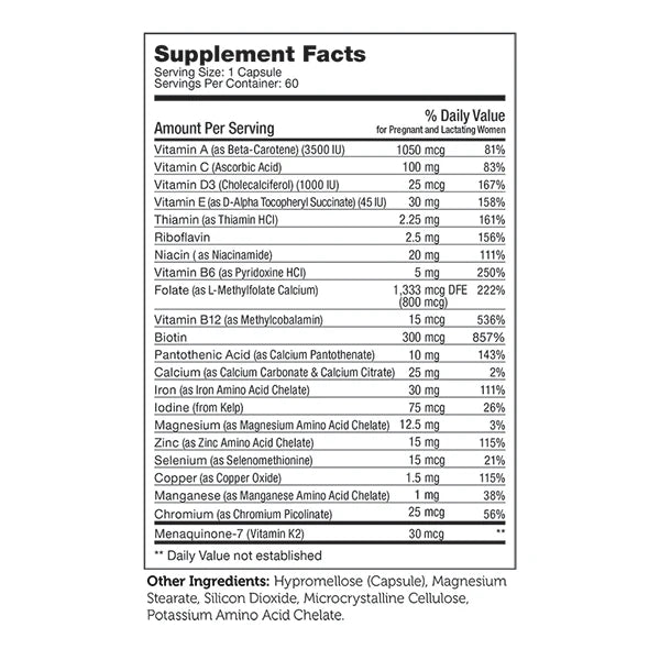 Total One Prenatal 60 capsules