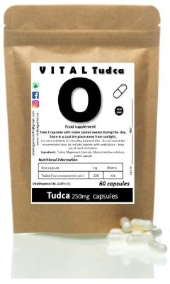 VITAL TUDCA 250mg 60 capsules / 500mg 30 capsules  / TUDCA with NAC -  250mg - 60 capsules
