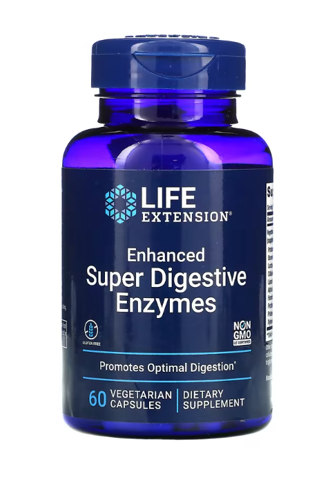 Super Digestive Enzymes - 60 Vegetarian Capsules