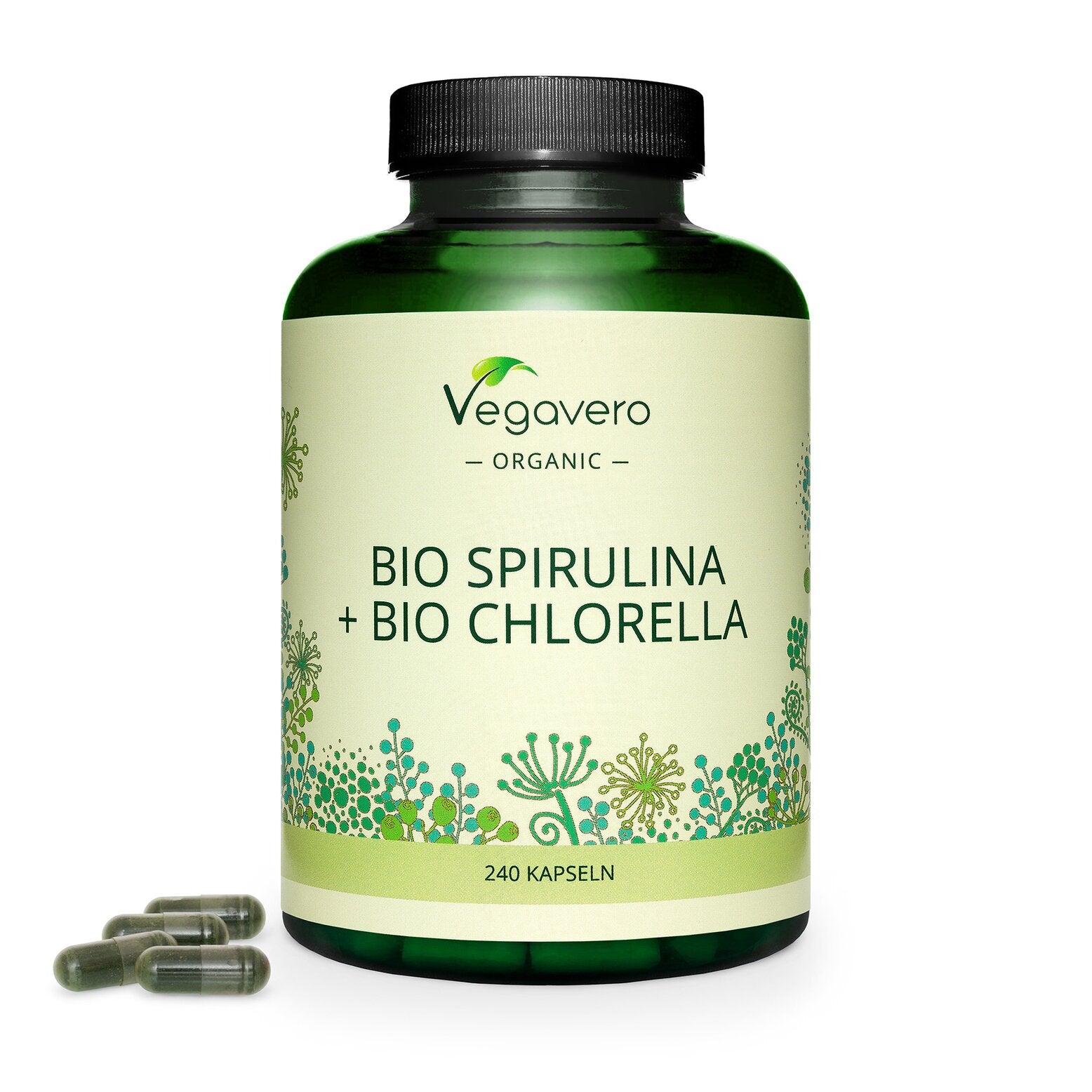 Bio spirulina + Bio chlorella - 240 capsules