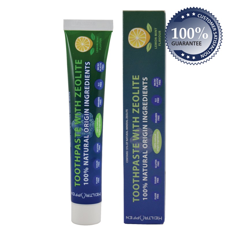Toothpaste with zeolite , 100% natural ingredients - 75ml